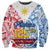 Polynesian Philippines Sweatshirt Pilipinas Flag Style for 125th Independence Anniversary White - Wonder Print Shop