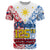 Polynesian Philippines T Shirt Pilipinas Flag Style for 125th Independence Anniversary White - Wonder Print Shop