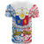 Personalised 125th Independence Anniversary Philippines T Shirt Polynesian Pilipinas Flag Style - White - Wonder Print Shop