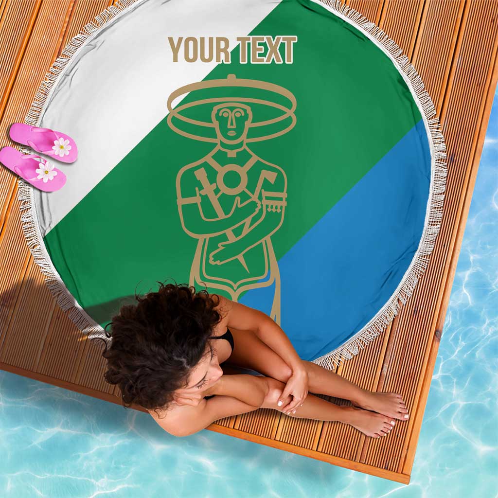Personalized Italy Abruzzo Beach Blanket Inspiration Flags Style