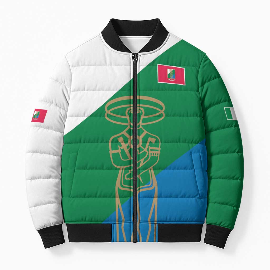 Personalized Italy Abruzzo Bomber Puffer Jacket Inspiration Flags Style - Wonder Print Shop