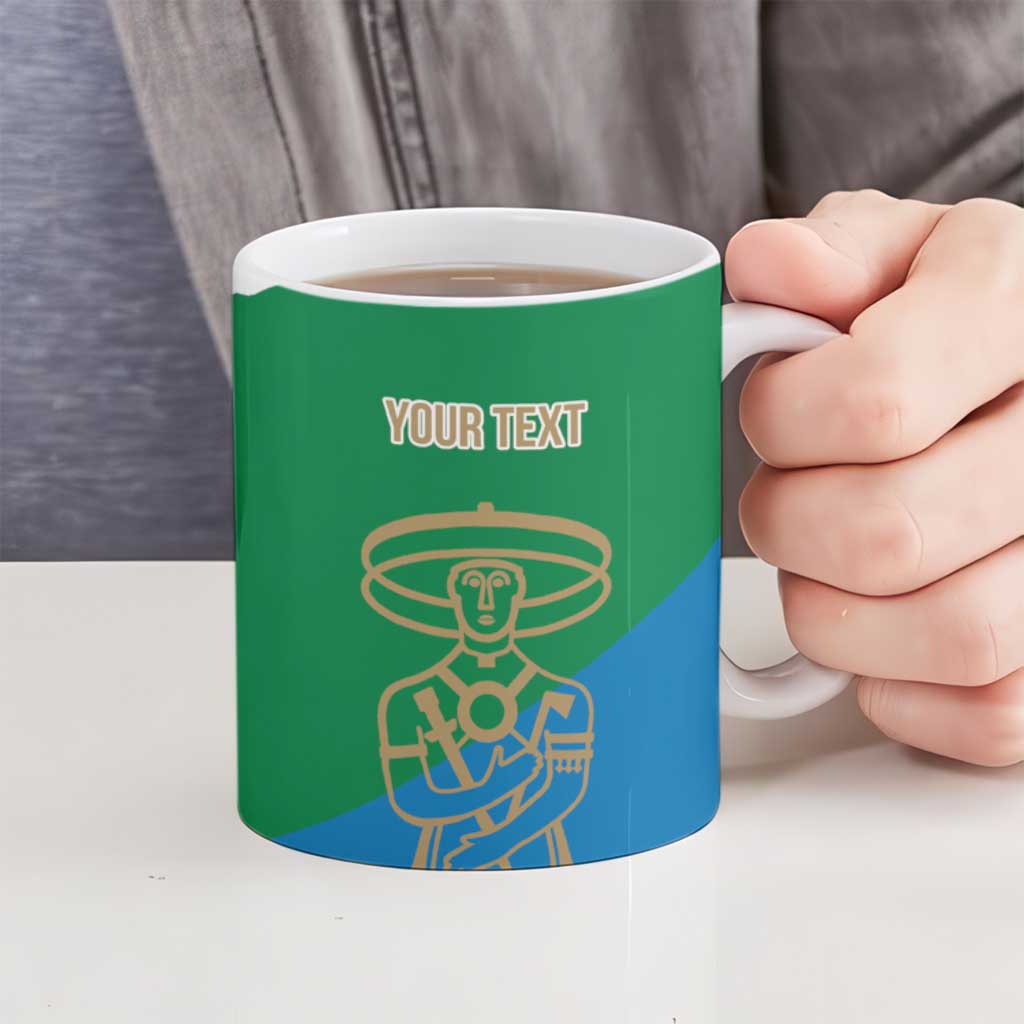 Personalized Italy Abruzzo Ceramic Mug Inspiration Flags Style - Wonder Print Shop