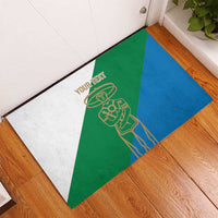 Personalized Italy Abruzzo Rubber Doormat Inspiration Flags Style