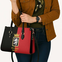Personalized Italy Aosta Valley Leather Bag Inspiration Flags Style - Wonder Print Shop