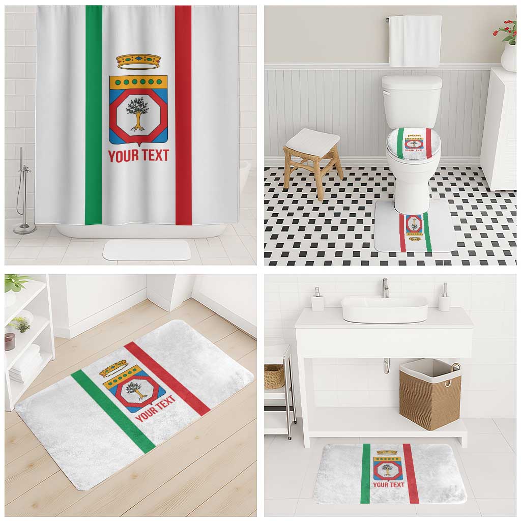 Personalized Italy Apulia Bathroom Set Inspiration Flags Style - Wonder Print Shop