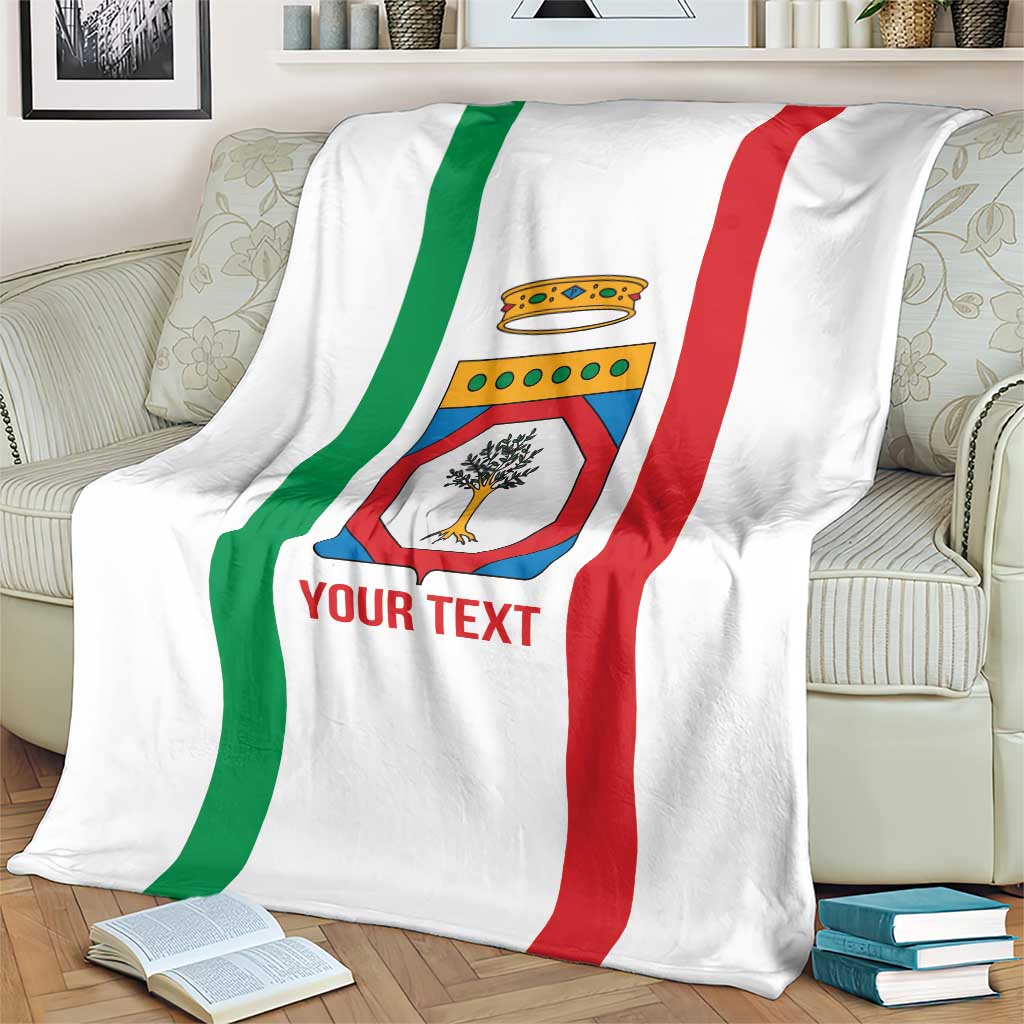 Personalized Italy Apulia Blanket Inspiration Flags Style