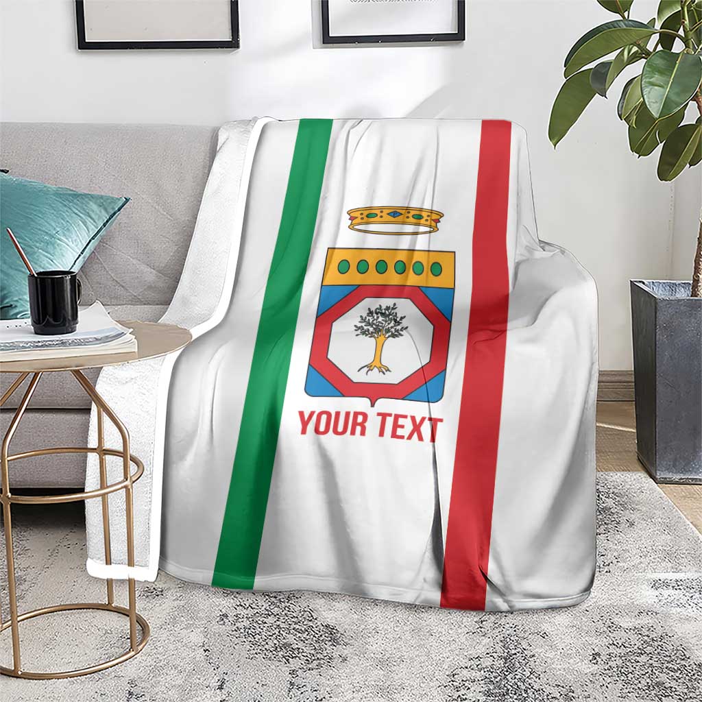 Personalized Italy Apulia Blanket Inspiration Flags Style