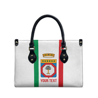 Personalized Italy Apulia Leather Bag Inspiration Flags Style - Wonder Print Shop