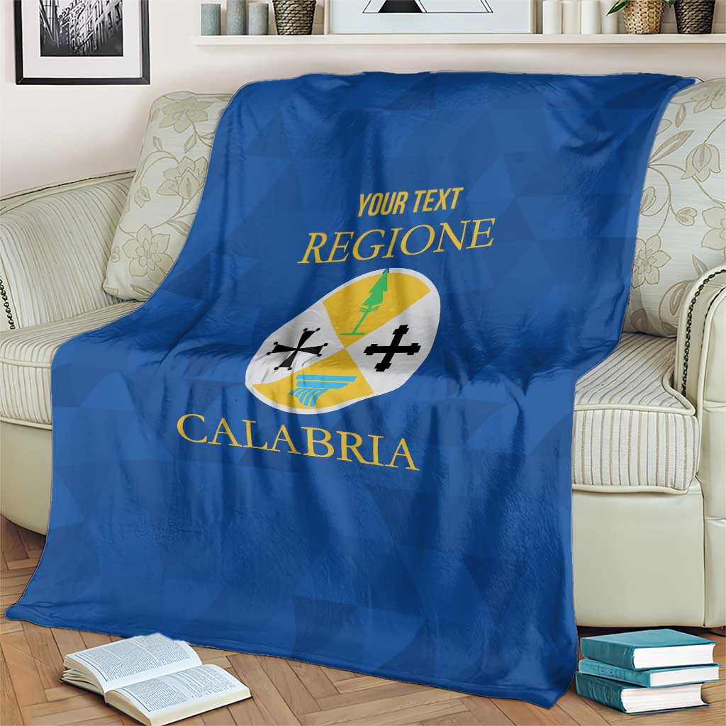 Personalized Italy Calabria Blanket Inspiration Flags Style
