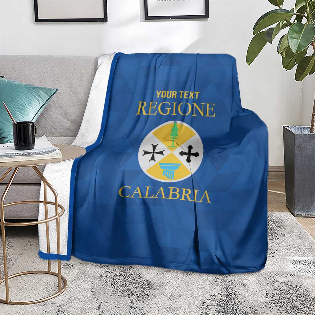 Personalized Italy Calabria Blanket Inspiration Flags Style