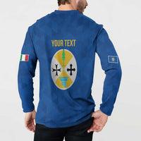 Personalized Italy Calabria Button Sweatshirt Inspiration Flags Style