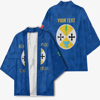 Personalized Italy Calabria Kimono Inspiration Flags Style - Wonder Print Shop