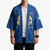 Personalized Italy Calabria Kimono Inspiration Flags Style - Wonder Print Shop