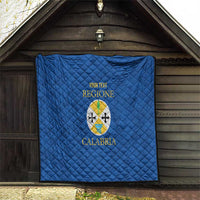 Personalized Italy Calabria Quilt Inspiration Flags Style