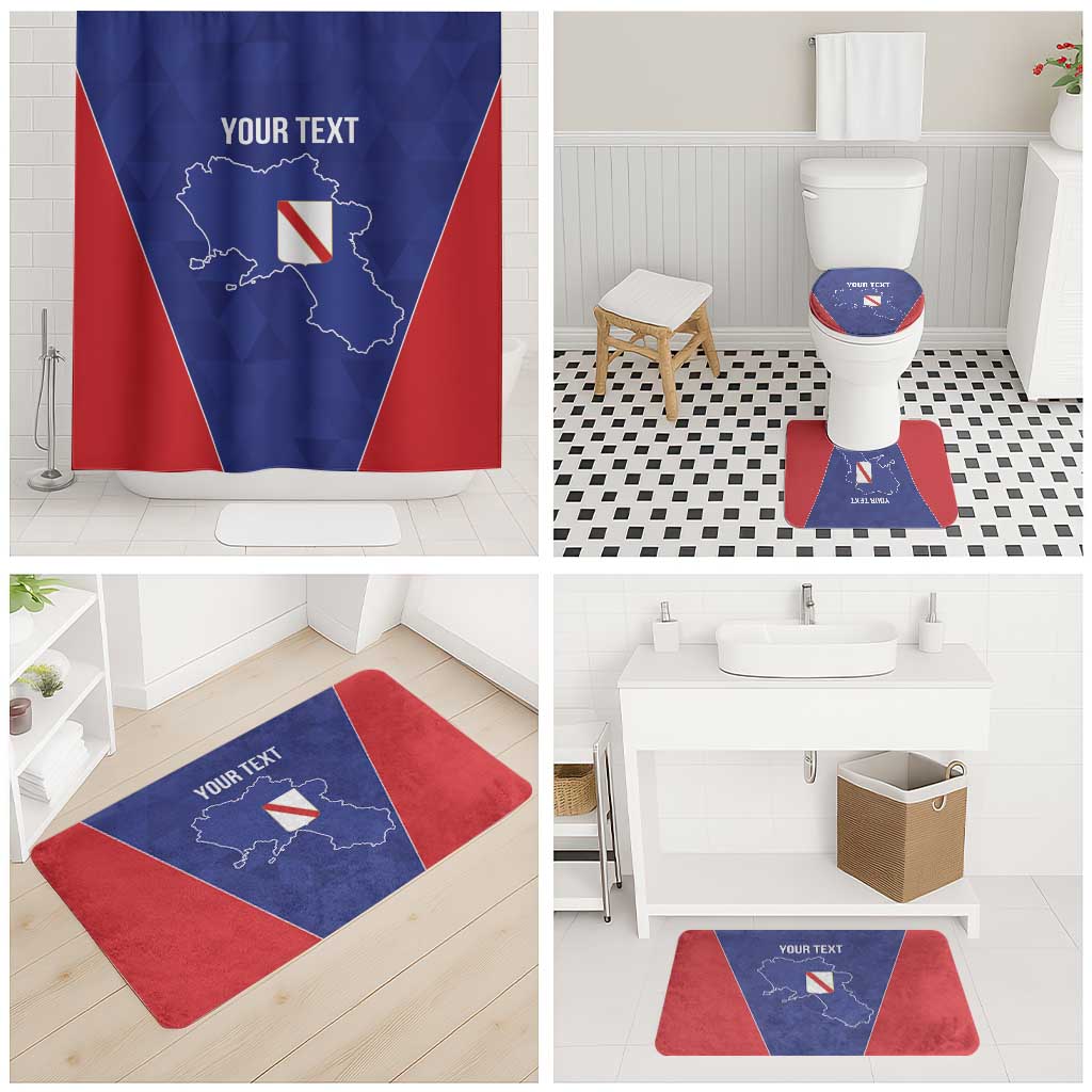 Personalized Italy Campania Bathroom Set Inspiration Flags Style - Wonder Print Shop