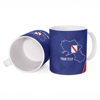 Personalized Italy Campania Ceramic Mug Inspiration Flags Style - Wonder Print Shop