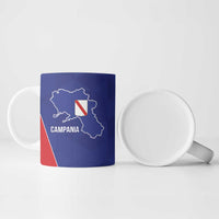 Personalized Italy Campania Ceramic Mug Inspiration Flags Style - Wonder Print Shop