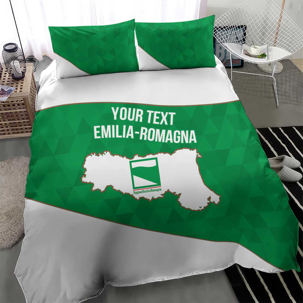 Personalized Italy Emilia-Romagna Bedding Set Inspiration Flags Style