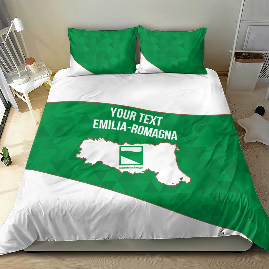 Personalized Italy Emilia-Romagna Bedding Set Inspiration Flags Style