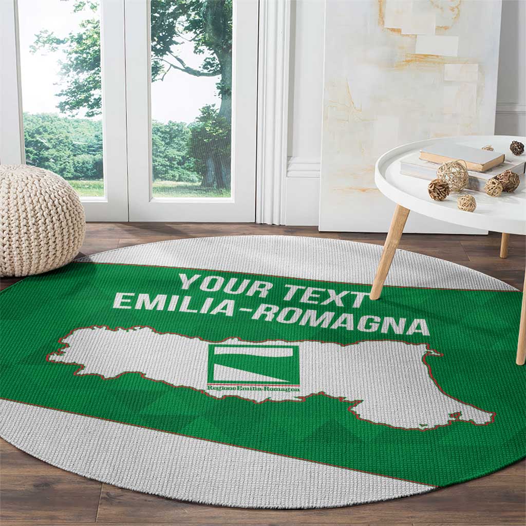 Personalized Italy Emilia-Romagna Round Carpet Inspiration Flags Style