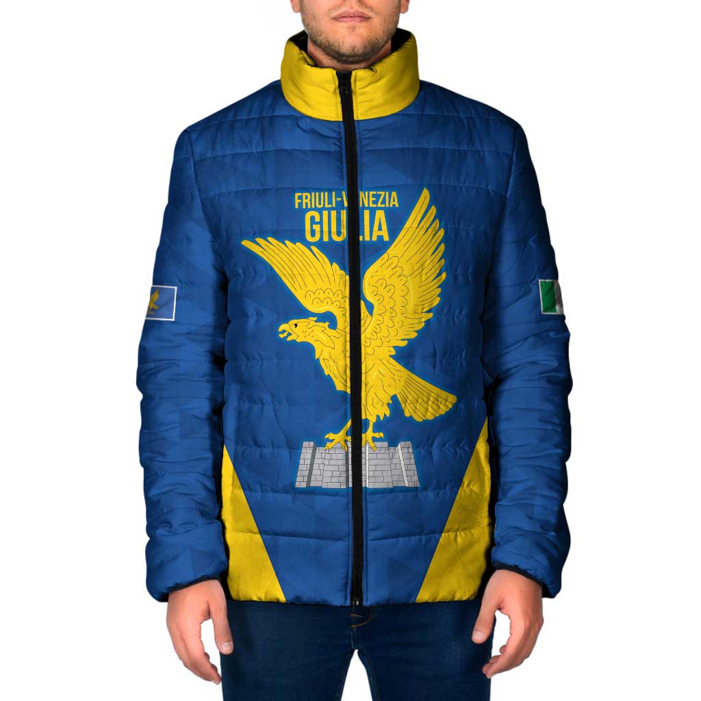 Personalized Italy Friuli-Venezia Giulia Padded Jacket Inspiration Flags Style - Wonder Print Shop
