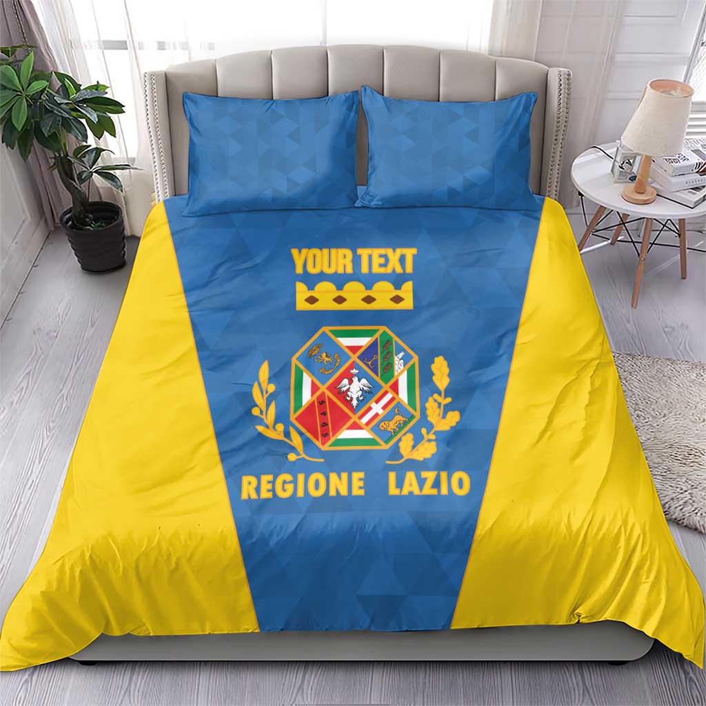 Personalized Italy Lazio Bedding Set Inspiration Flags Style