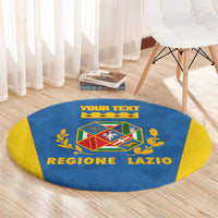 Personalized Italy Lazio Round Carpet Inspiration Flags Style