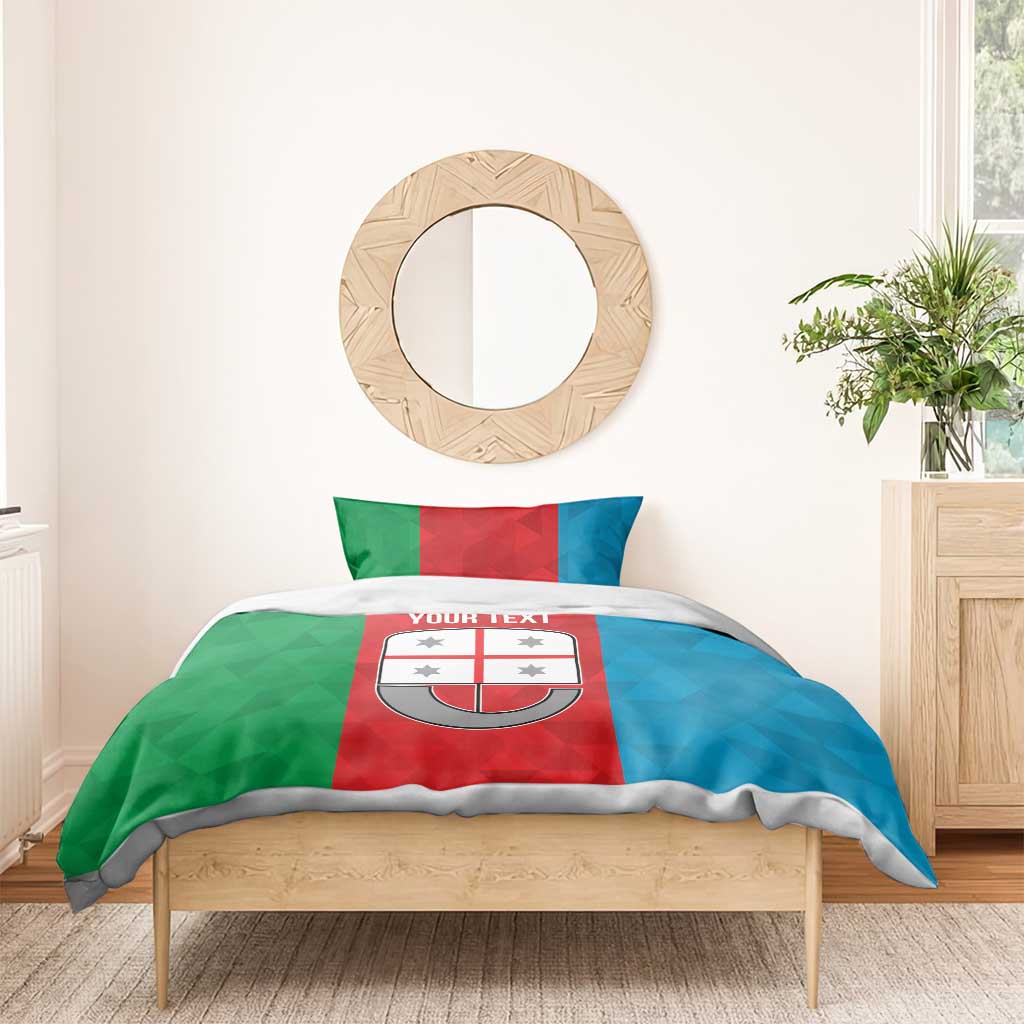 Personalized Italy Liguria Bedding Set Inspiration Flags Style