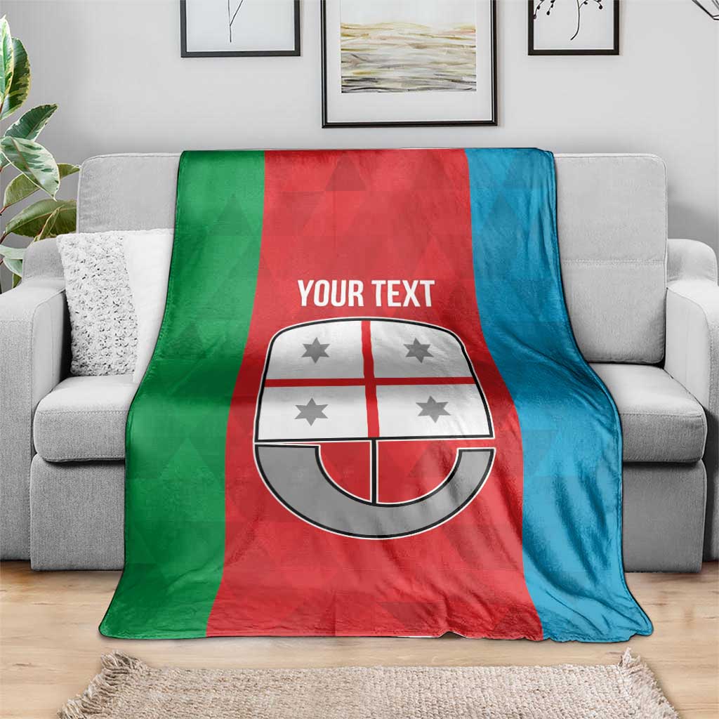 Personalized Italy Liguria Blanket Inspiration Flags Style