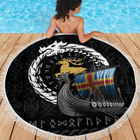 Aland Viking Drakkar Beach Blanket Viking Blood - Wonder Print Shop