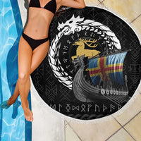 Aland Viking Drakkar Beach Blanket Viking Blood - Wonder Print Shop