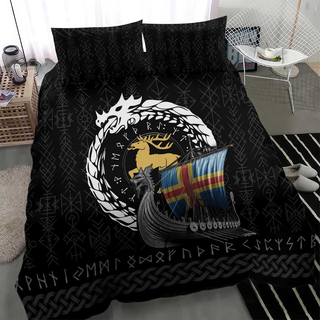 Aland Viking Drakkar Bedding Set Viking Blood - Wonder Print Shop