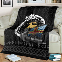 Aland Viking Drakkar Blanket Viking Blood - Wonder Print Shop