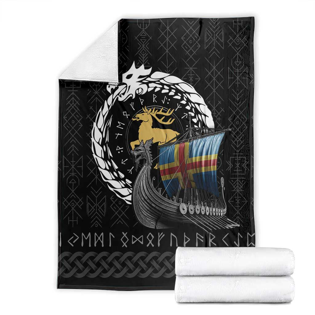 Aland Viking Drakkar Blanket Viking Blood - Wonder Print Shop