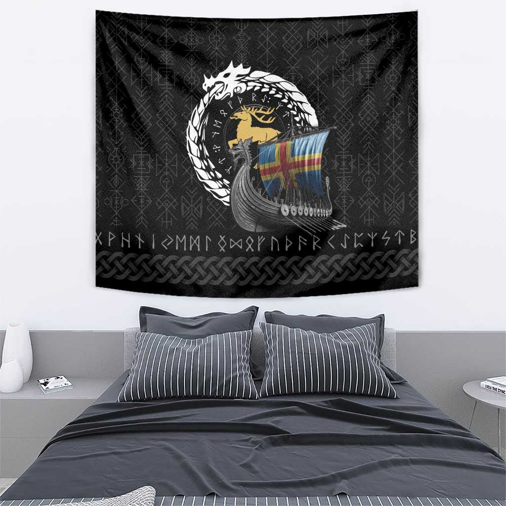 Aland Viking Drakkar Tapestry Viking Blood - Wonder Print Shop