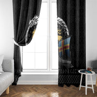Aland Viking Drakkar Window Curtain Viking Blood - Wonder Print Shop