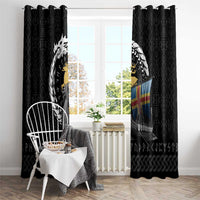 Aland Viking Drakkar Window Curtain Viking Blood - Wonder Print Shop