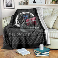 Denmark Viking Drakkar Blanket Viking Blood - Wonder Print Shop