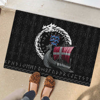 Denmark Viking Drakkar Rubber Doormat Viking Blood - Wonder Print Shop