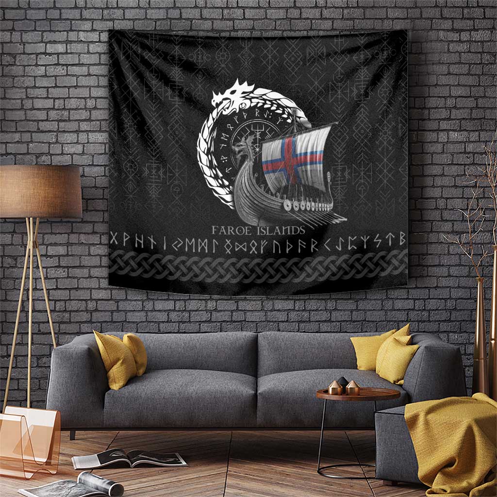 Faroe Islands Viking Drakkar Tapestry Viking Blood - Wonder Print Shop