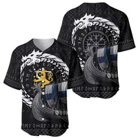Finland Viking Drakkar Baseball Jersey Viking Blood - Wonder Print Shop