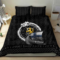 Finland Viking Drakkar Bedding Set Viking Blood - Wonder Print Shop