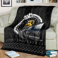 Finland Viking Drakkar Blanket Viking Blood - Wonder Print Shop