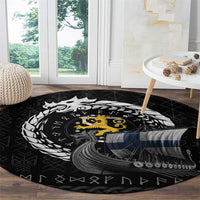 Finland Viking Drakkar Round Carpet Viking Blood - Wonder Print Shop