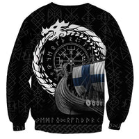 Finland Viking Drakkar Sweatshirt Viking Blood - Wonder Print Shop
