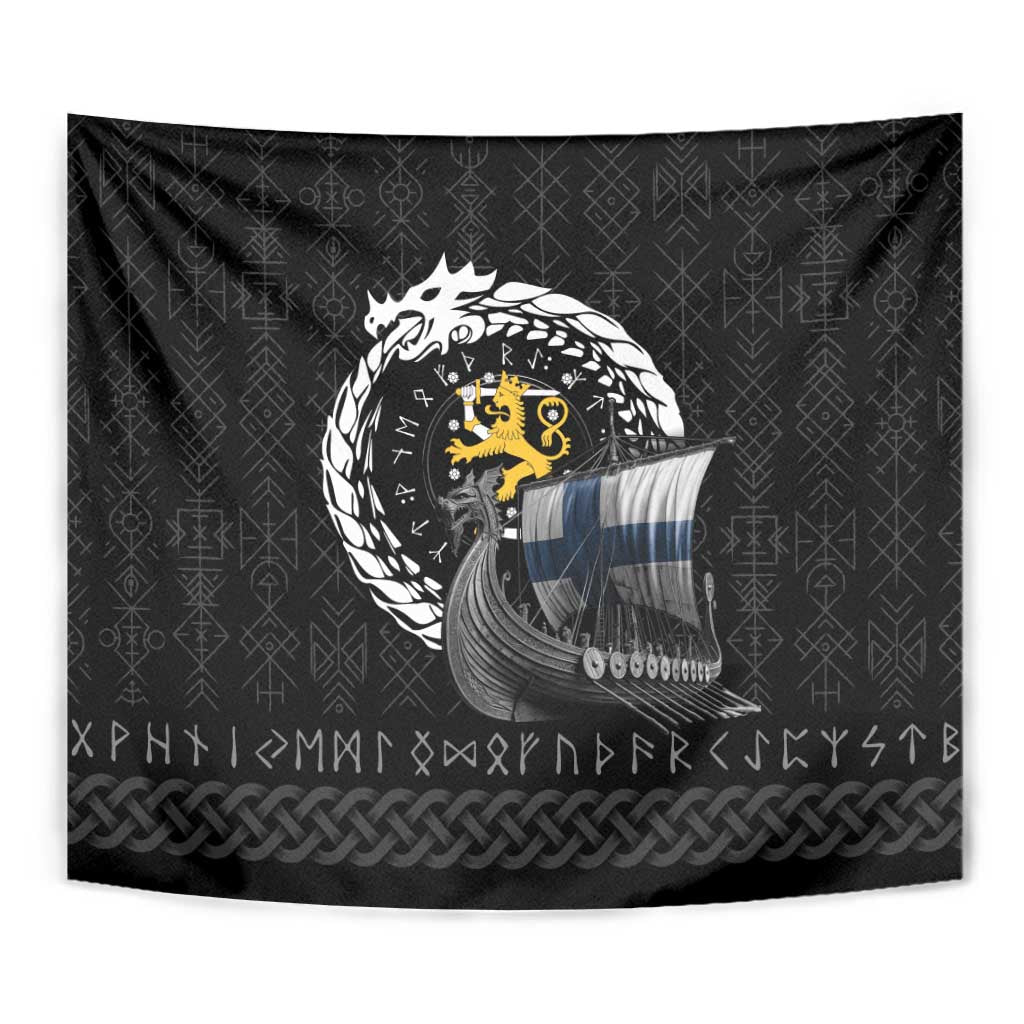 Finland Viking Drakkar Tapestry Viking Blood - Wonder Print Shop