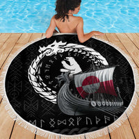 Greenland Viking Drakkar Beach Blanket Viking Blood - Wonder Print Shop