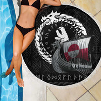 Greenland Viking Drakkar Beach Blanket Viking Blood - Wonder Print Shop