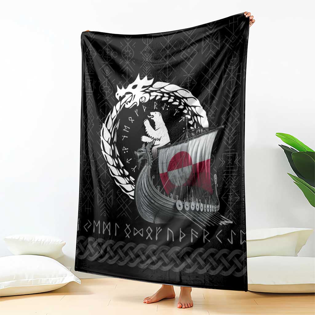 Greenland Viking Drakkar Blanket Viking Blood - Wonder Print Shop
