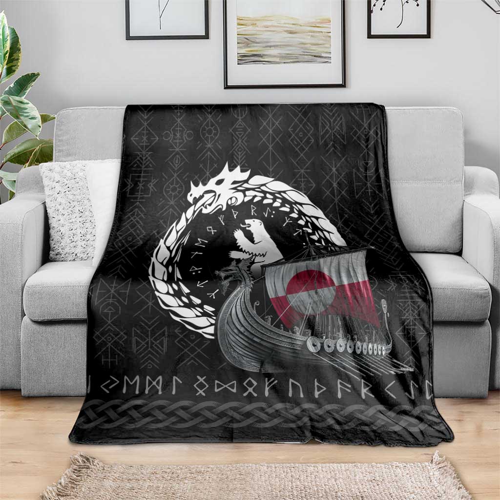 Greenland Viking Drakkar Blanket Viking Blood - Wonder Print Shop
